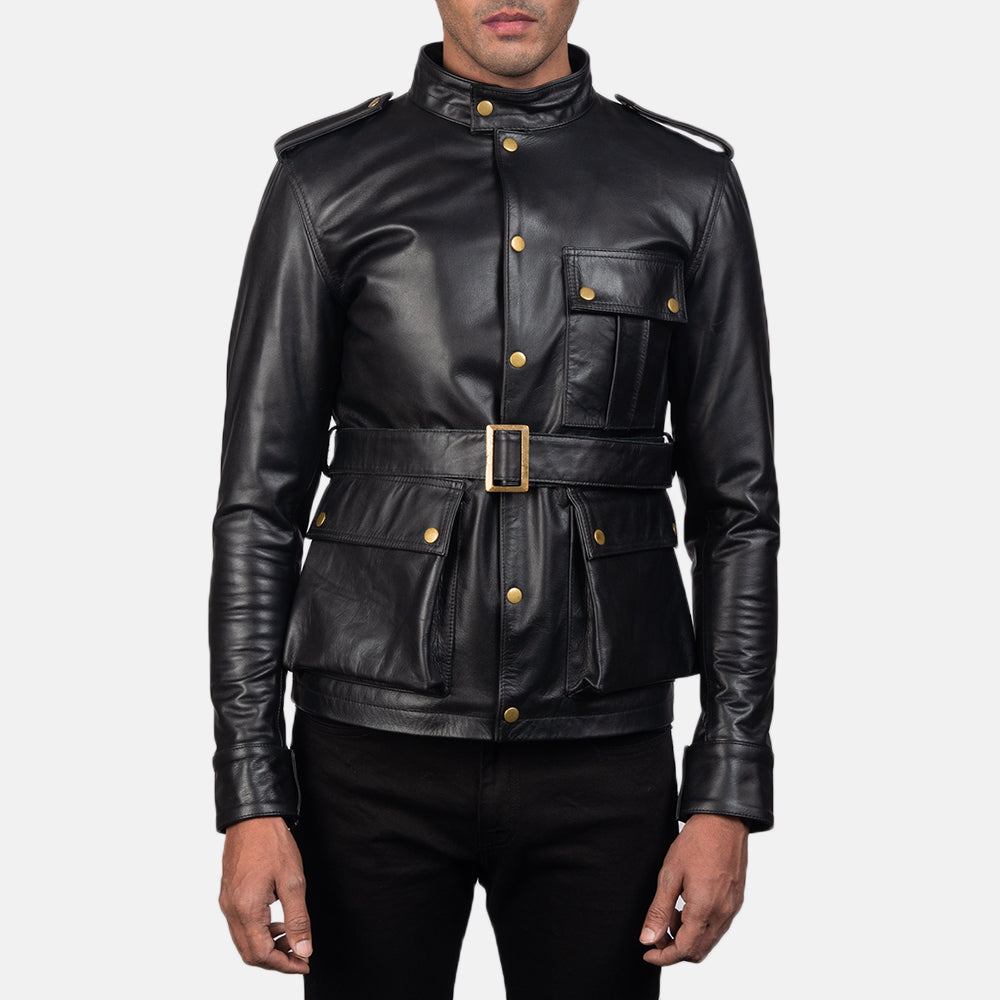 Roven Black Leather Jacket
