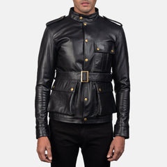 Roven Black Leather Jacket