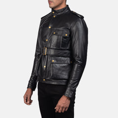 Roven Black Leather Jacket