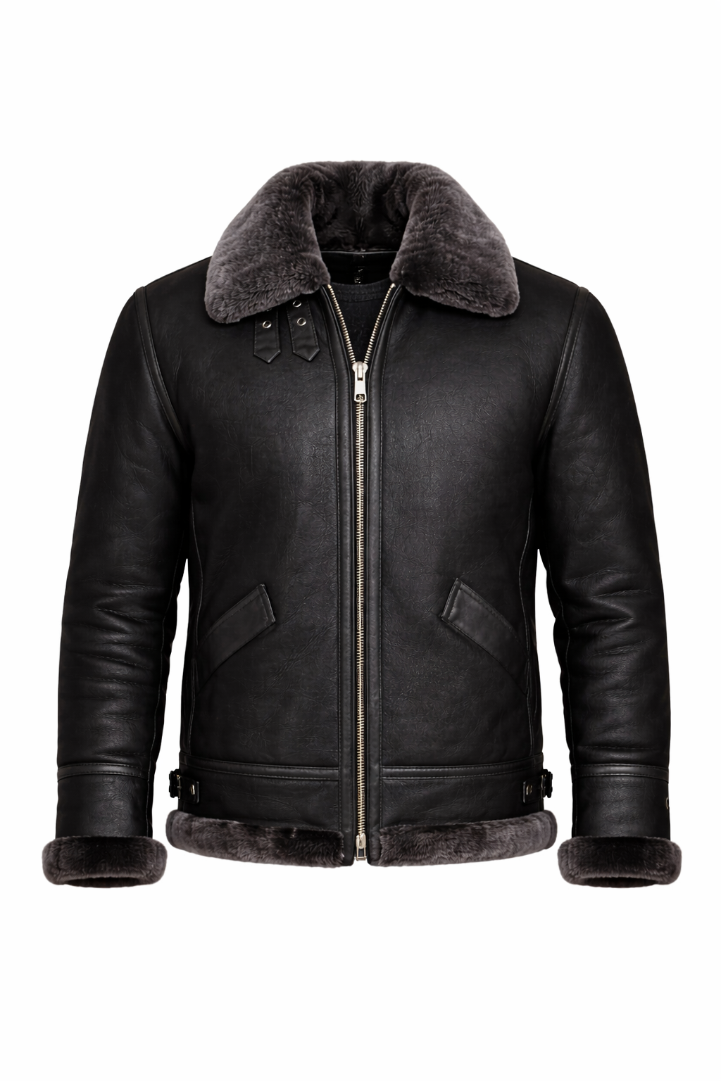Ironclad Shearling Bomber Jacket