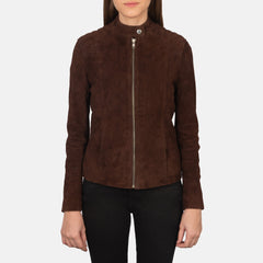 Ripel Mocha Suede Biker Jacket