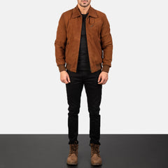 Yapin Tan Leather Jacket