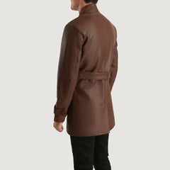 Pakar Brown Leather Jacket