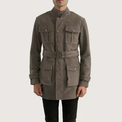 Pakar Grey Suede Jacket