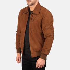 Yapin Tan Leather Jacket