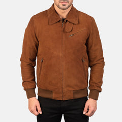 Yapin Tan Leather Jacket