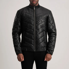 Xalin Black Leather Jacket
