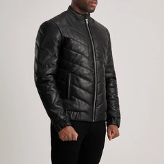 Xalin Black Leather Jacket