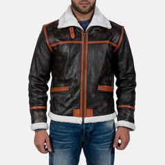 Navon Brown Leather Jacket