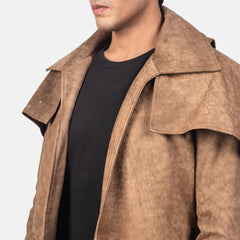 Simel Brown Leather Jacket