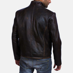 Milen Brown Leather Jacket