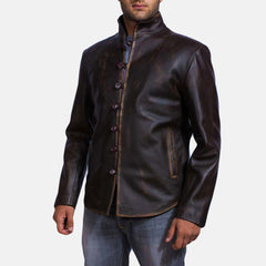 Milen Brown Leather Jacket