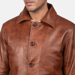 Zakas Brown Leather Jacket