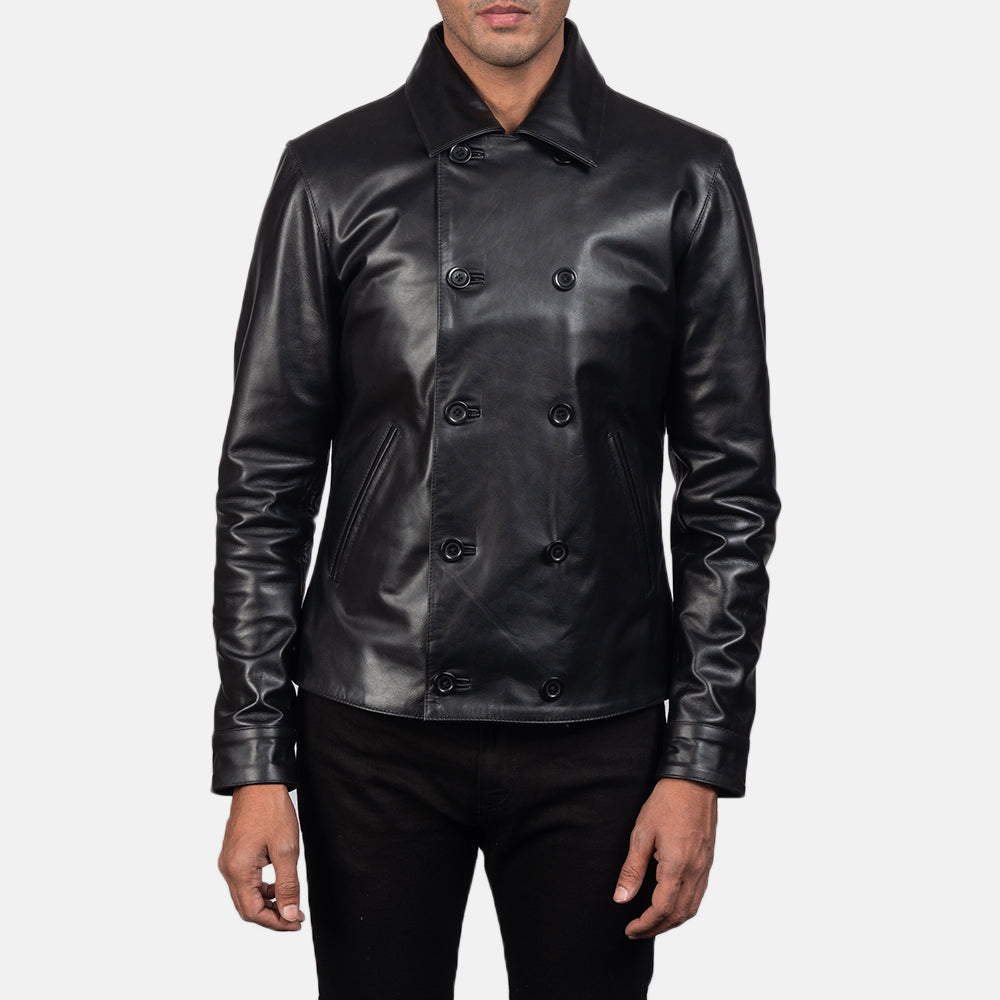 Sigis Black Leather Jacket
