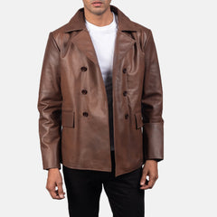 Kanon Brown Leather Jacket