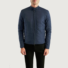 Mivel Leather Quilted Jacket