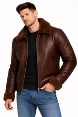 Stonewood Brown Bomber Jacket