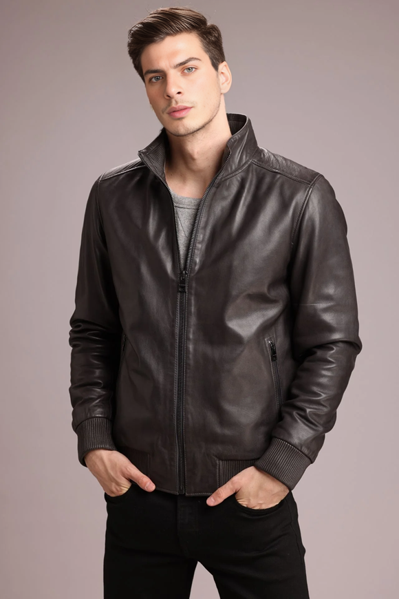 The Titan Biker Leather Jacket