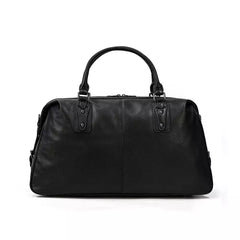 Trekker Black Leather Bag