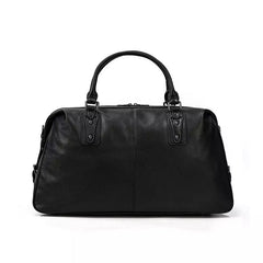 Trekker Black Leather Bag