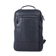 Pioneer Black Leather Backpack