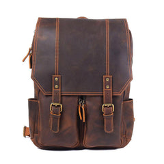 Journey Brown Leather Rucksack