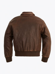 Flightline Bomber Leather Jacket