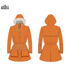 Vagar Leather Parka Jacket