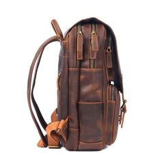 Journey Brown Leather Rucksack