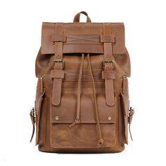 Nomad Brown Leather Backpack