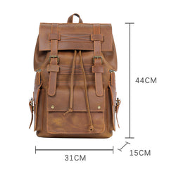 Nomad Brown Leather Backpack