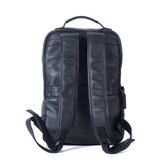 Pioneer Black Leather Backpack