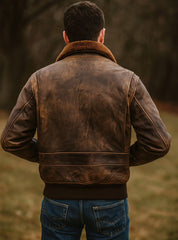 Brownstone Bomber Leather Jacket
