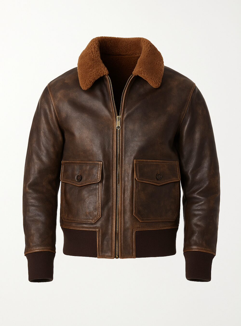 Brownstone Bomber Leather Jacket