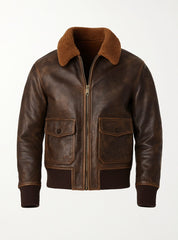 Brownstone Bomber Leather Jacket