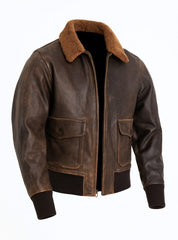 Brownstone Bomber Leather Jacket
