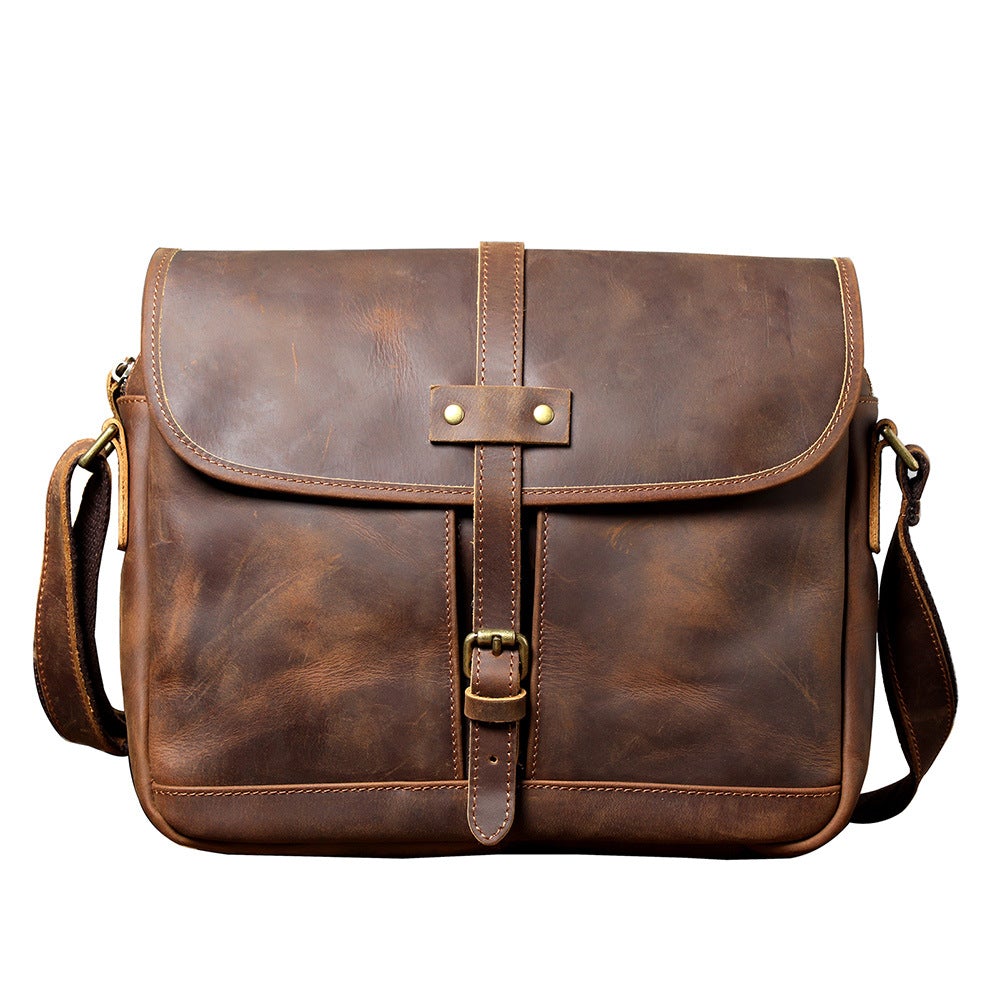 Safari Leather Messenger